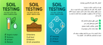 آزمایش خاک کشاورزی - گزارش عناصر و برنامه کودی اختصاصی